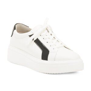 BOS & CO Made In Portugal Leather Flavia Sneakers